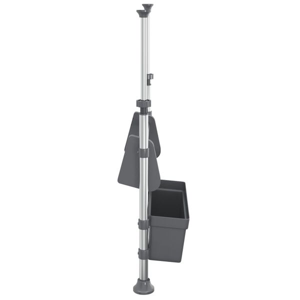 vidaXL Organisateur de cuisine réglable Aluminium