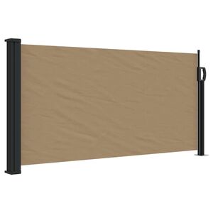 vidaXL Auvent lat&eacute;ral r&eacute;tractable taupe 100x300 cm