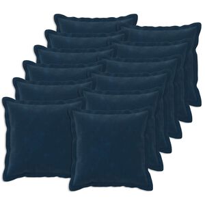 vidaXL Housse de coussin 12 pc HOUTEN Bleu 40 x 40 cm