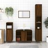 vidaXL Armoire de bain ch&ecirc;ne marron 30x30x100 cm bois d'ing&eacute;nierie