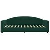 vidaXL Lit de jour avec matelas vert fonc&eacute; 100x200 cm velours