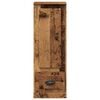 vidaXL Buffet haut vieux bois 36x35,5x103,5 cm bois d'ingénierie