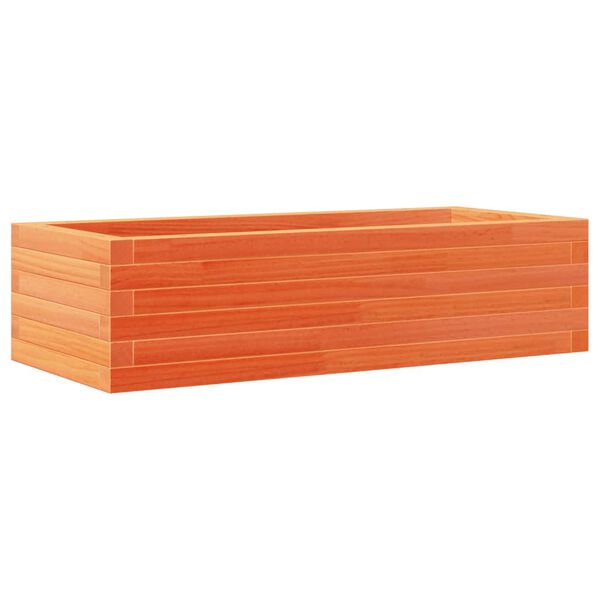 vidaXL Jardini&egrave;re cire marron 90x40x23 cm bois de pin massif