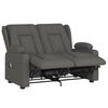 vidaXL Fauteuil de massage inclinable avec porte-gobelets 2 places