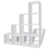 vidaXL Biblioth&egrave;que/&eacute;tag&egrave;re 142 cm Blanc