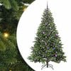 vidaXL Sapin de No&euml;l artificiel avec 300 LED Vert 180 cm PE et PVC