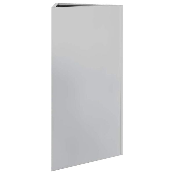 vidaXL Jardinière triangulaire 40x40x75 cm acier galvanisé