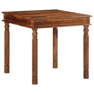 vidaXL Table &agrave; manger 80x80x77 cm bois d'acacia solide