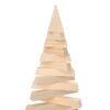 vidaXL Arbre de No&euml;l en bois pour d&eacute;coration 210 cm bois massif de pin
