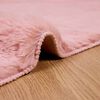 vidaXL Tapis en Fourrure Synth&eacute;tique de Lapin Olite Rose 160 x 230 cm