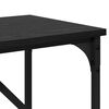vidaXL Table console Ch&ecirc;ne noir 75 x 32 x 75 cm Bois d'ing&eacute;nierie
