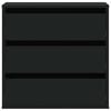 vidaXL Commode d'angle noir 60x41x58 cm bois d'ing&eacute;nierie