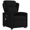 vidaXL Fauteuil inclinable de massage &eacute;lectrique Noir Tissu