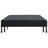 vidaXL Housse de Table Uni Noir 162 x 92 x 15 cm tissu