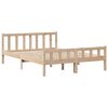 vidaXL Cadre de lit sans matelas 120x190 cm bois de pin massif