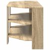 vidaXL MeubleTVd'Angle Ch&ecirc;ne Sonoma 102x40,5x45cm Bois d'ing&eacute;nierie