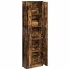 vidaXL Armoire Chêne fumé 55 x 25 x 189 cm Bois d'ingénierie