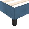 vidaXL Cadre de lit sans matelas bleu fonc&eacute; 100x200 cm velours