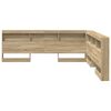 vidaXL T&ecirc;te de lit de rangement Ch&ecirc;ne sonoma 180 cm Bois d'ing&eacute;nierie