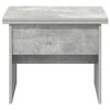 vidaXL Table basse Gris béton 55 x 54,5 x 45 cm Bois d'ingénierie
