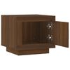 vidaXL Table basse ch&ecirc;ne marron 51x50x45 cm bois d'ing&eacute;nierie