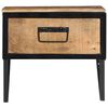 vidaXL Table de chevet 40x35x40 cm bois de manguier massif