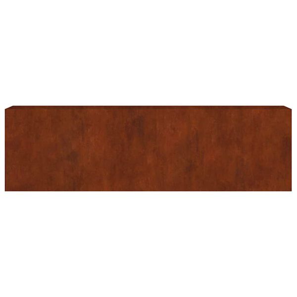 vidaXL Lit sur&eacute;lev&eacute; de jardin 280x40x80 cm acier corten