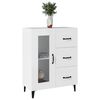 vidaXL Buffet blanc 69,5x34x90 cm bois d'ingénierie