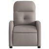 vidaXL Fauteuil inclinable &eacute;lectrique Taupe Tissu