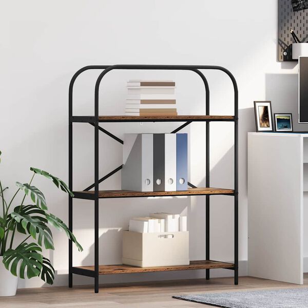 vidaXL Étagère Bois ancien 80 x 30 x 109 cm Bois d'ingénierie