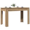 vidaXL Table à manger chêne artisanal 120x60x76 cm bois d'ingénierie