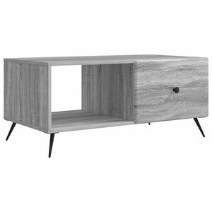 vidaXL Table basse Sonoma gris 90 x 50 x 40 cm Bois d'ing&eacute;nierie