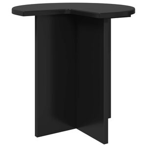 vidaXL Table d'appoint Ch&ecirc;ne noir &Oslash; 39 x 38 cm Bois d'ing&eacute;nierie