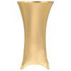 vidaXL Nappes de table extensibles 2 pcs 80 cm Dor&eacute;