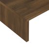 vidaXL Support de moniteur Ch&ecirc;ne marron 60x23,5x12cm Bois d'ing&eacute;nierie