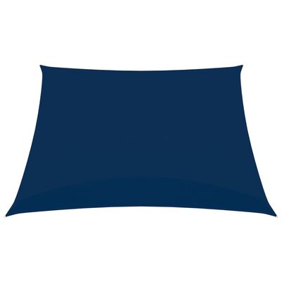 vidaXL Voile de parasol tissu oxford carré 2x2 m bleu
