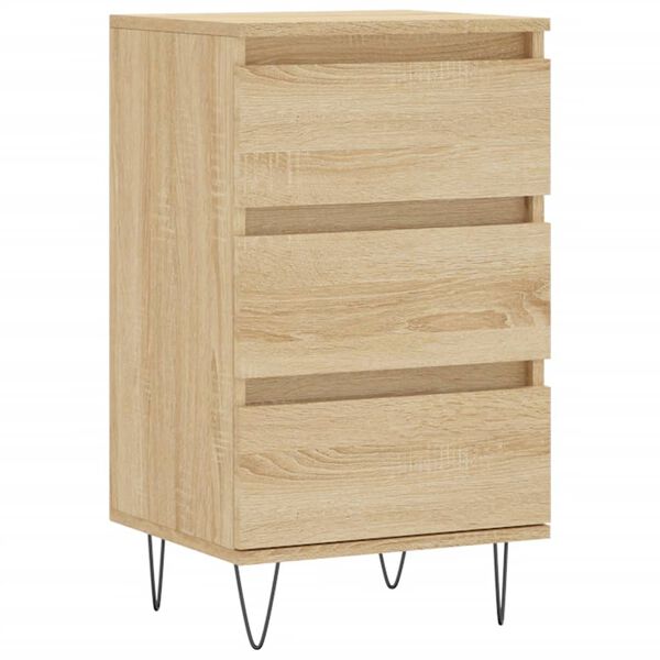 vidaXL Buffet ch&ecirc;ne sonoma 40x35x70 cm bois d'ing&eacute;nierie
