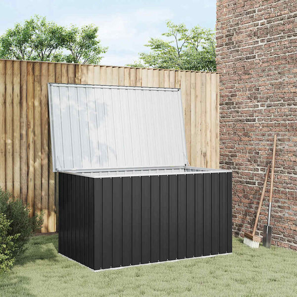 vidaXL Bo&icirc;te de rangement de jardin Anthracite 171x99x93 cm