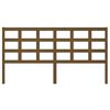 vidaXL T&ecirc;te de lit Marron miel 185,5x4x100 cm Bois massif de pin