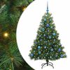 vidaXL Sapin de Noël artificiel avec 150 LED Vert 150 cm PE et PVC