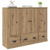 vidaXL Haut Armoire 3 pcs Ch&ecirc;ne artisanal Bois d'ing&eacute;nierie