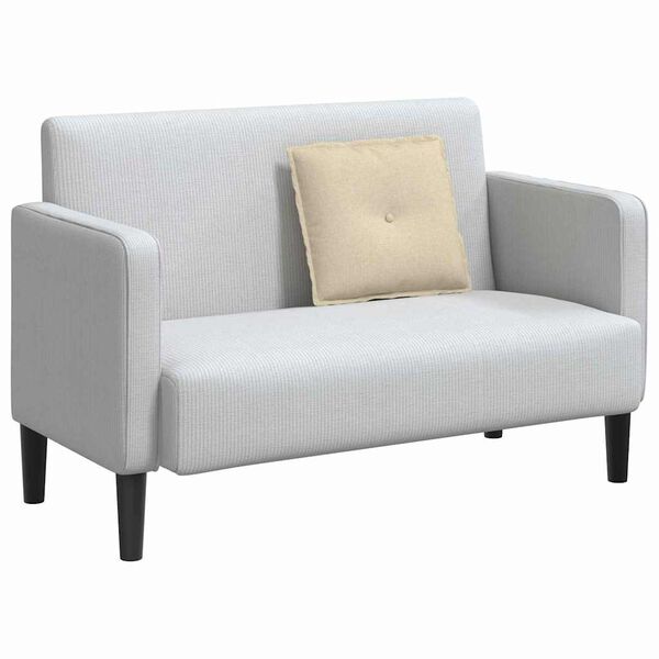 vidaXL Coussin de Dos Crème 50 x 19 x 45 cm tissu