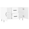 vidaXL Buffet blanc 100x36x60 cm bois d'ingénierie