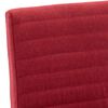 vidaXL Chaises &agrave; manger lot de 6 rouge bordeaux tissu