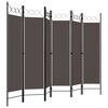 vidaXL Cloison de séparation 6 panneaux Anthracite 240x180 cm