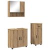 vidaXL Ensemble de mobilier de salle de bain 3 pc Ch&ecirc;ne artisanal