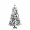 vidaXL Sapin de No&euml;l Artificiel &agrave; Branches Articul&eacute;es Blanc 120 cm