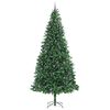 vidaXL Sapin de No&euml;l artificiel Vert 300 cm PVC, m&eacute;tal et plastique