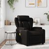 vidaXL Fauteuil de massage inclinable noir similicuir