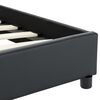 vidaXL Cadre de lit Noir Similicuir 180x200 cm